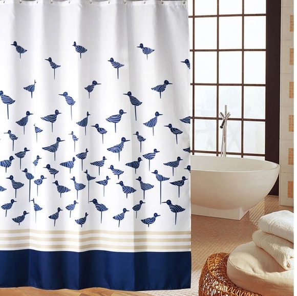 Kate Spade Bath Sandpiper Shower Curtain Poshmark